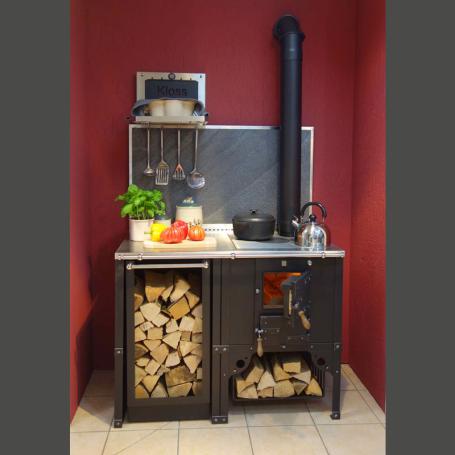 Liesertaler Stahlfussherd 60cm mit Anbau